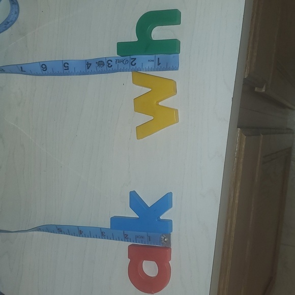 Oversized magnetic letters for word work phonics reading - Picture 2 of 2